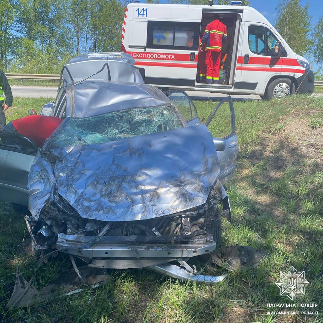 21 людина загинула і 216 травмовано в ДТП на Житомирщині за чотири місяці, - патрульні
